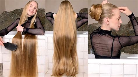 Realrapunzels The Long Hair Bathtub Preview Youtube
