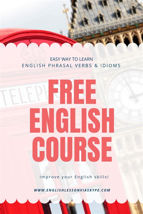 Free English Language Course Online Easy Way To Learn English Phrasal