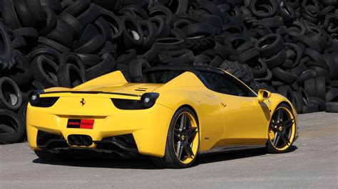2048x1536 Resolution Yellow Ferrari Convertible Coupe Ferrari 458