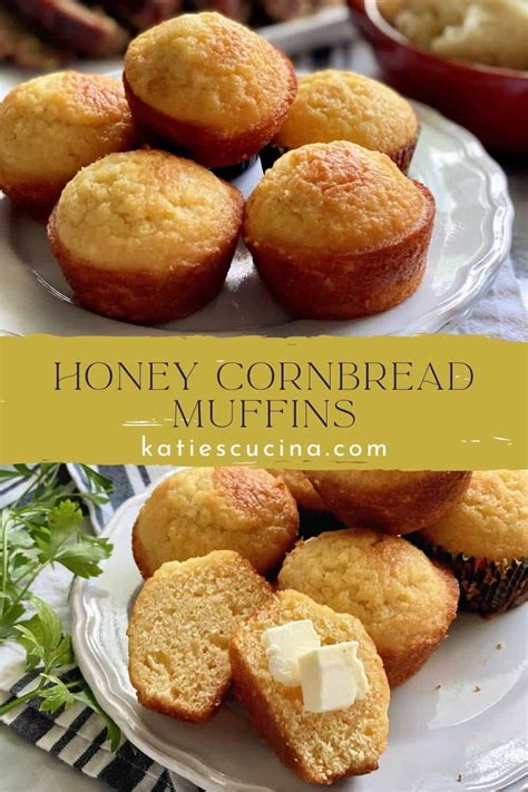 Honey Cornbread Muffins Katie S Cucina