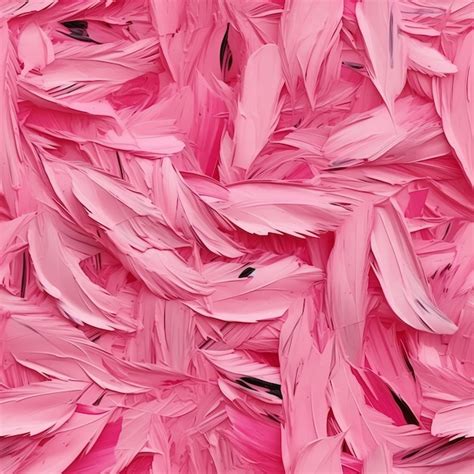 Premium Ai Image Pink Feather Textured Background
