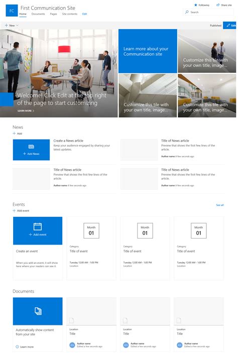 What Is A Communication Site In Sharepoint And Why You Might Need One