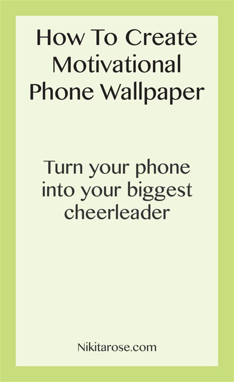 How To Create Motivational Phone Wallpapers Make Your