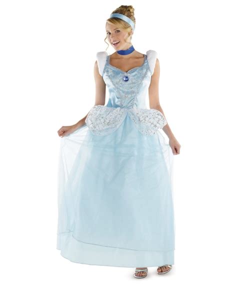 Adult Ladies Princess Cinderella Costume Deluxed Stage Fancy Dress Halloween Us Specialty