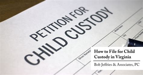 How To File For Child Custody In Virginia