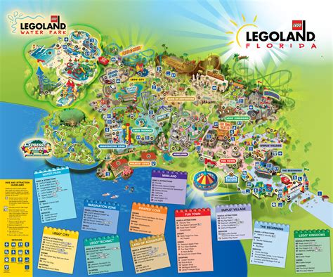 O Melhor De Orlando Fl Mapa Legoland Florida E Legoland Water Park