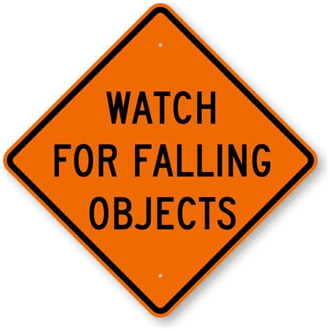 Watch For Falling Objects Logging Sign Sku K 0194