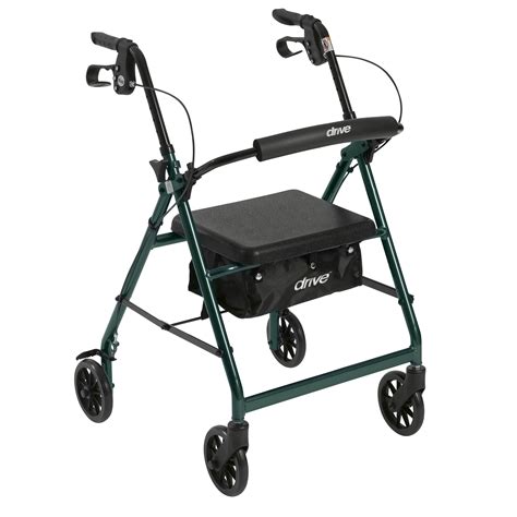 Drive Aluminum Rollator With Fold Up And Removable Back Support 6