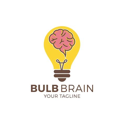 Premium Vector Brain Bulb Icon Symbol Design Creative Idea Logo