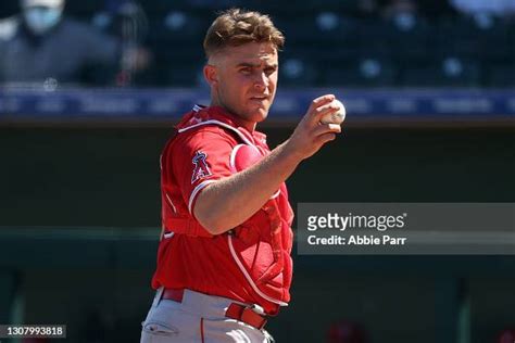 Max Stassi Of The Los Angeles Angels Reacts In The Third Inning News Photo Getty Images