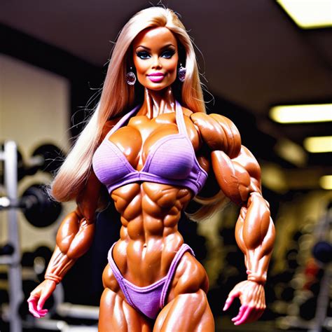 muscle barbie 2 by blank001 on deviantart