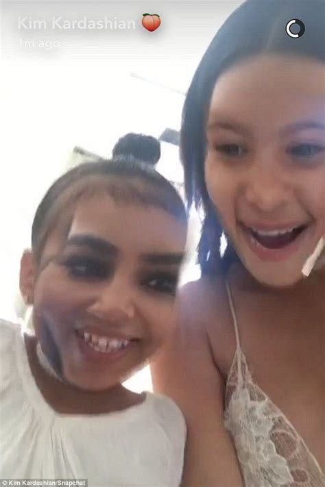 Kim Kardashian And North West Share Another Cute Face Swap Kim
