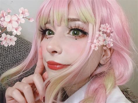 Cute Egirl Aesthetic Insta Photo Of Anime Cosplayer Wearing One Of The