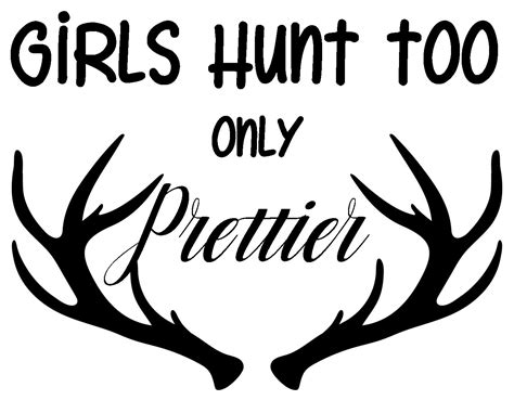 girls hunt too svg cut file png eps etsy
