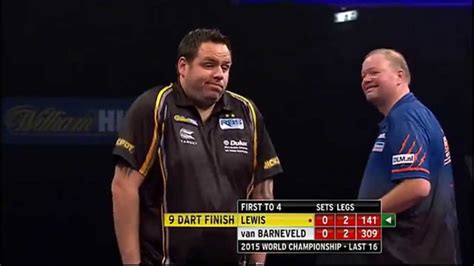 Adrian Jackpot Lewis 9 Darter World Darts Championship 2015 Youtube