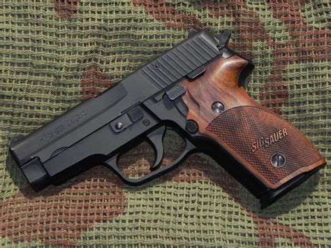 Sig Sauer P228 Nills Wood Grips Guns Pinterest Magazines Pain