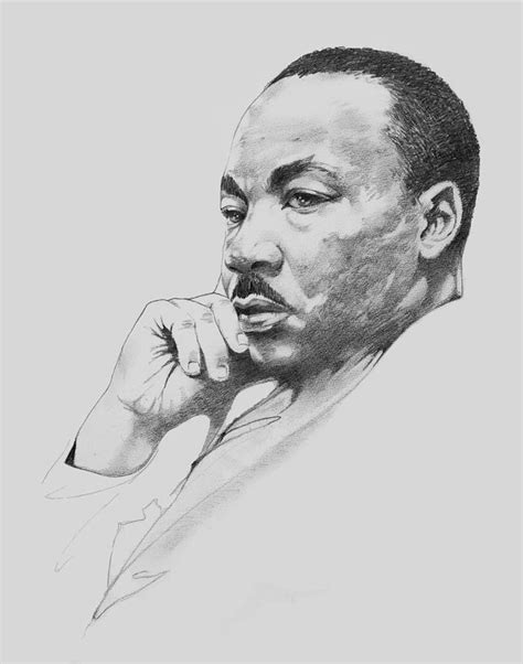 Dr Martin Luther King Jr Drawing By W James Taylor Fine Art America