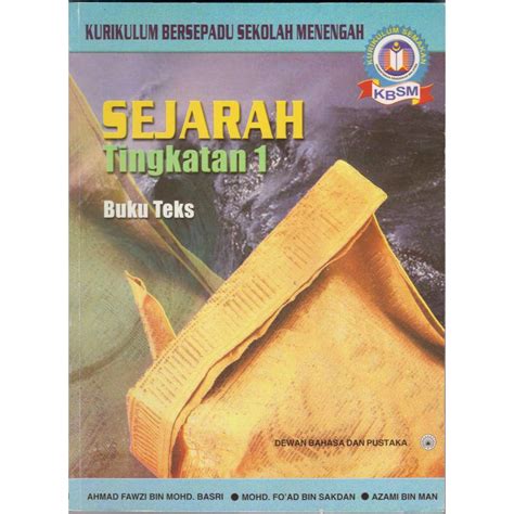 Buy Buku Teks Sejarah Tingkatan 1 Silibus Lama Seetracker Malaysia