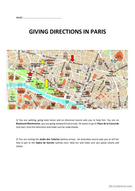 148 Giving Directions English Esl Worksheets Pdf And Doc