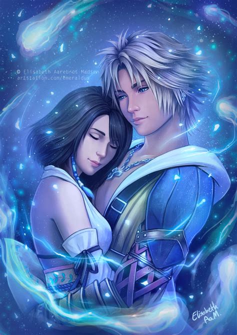 Final Fantasy X Tidus And Yuna By Emeraldus On Deviantart