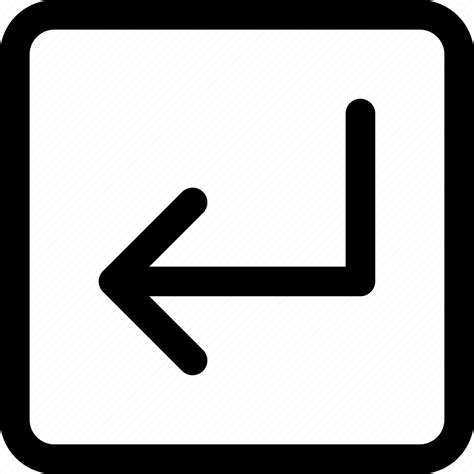 Return Keyboard Arrow Key Icon Download On Iconfinder