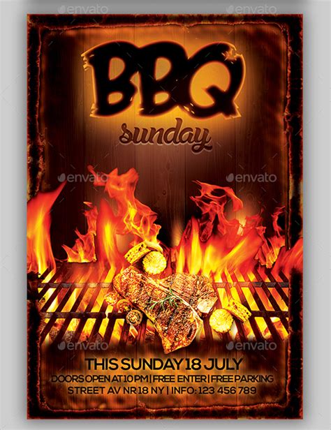 Free Bbq Flyer Template Collection