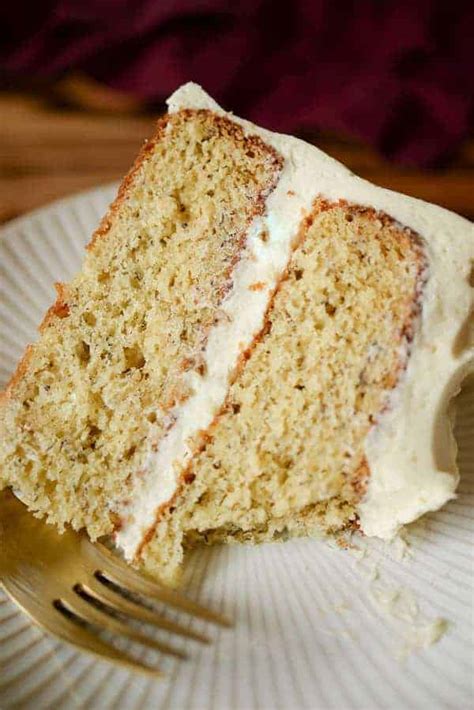 The Best Banana Cake With Cream Cheese Frosting Foodology Geek