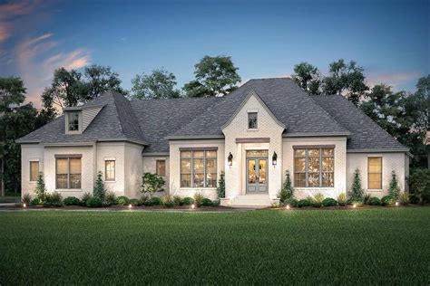 French Country House Plan 4 Bedrooms 2 Bath 3032 Sq Ft Plan 50 396