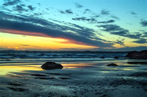 Images Gratuites plage côte eau le sable Roche océan horizon nuage ciel Soleil lever