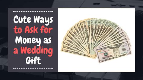 How To Ask For Money For Wedding Gift Wording Best Design Idea