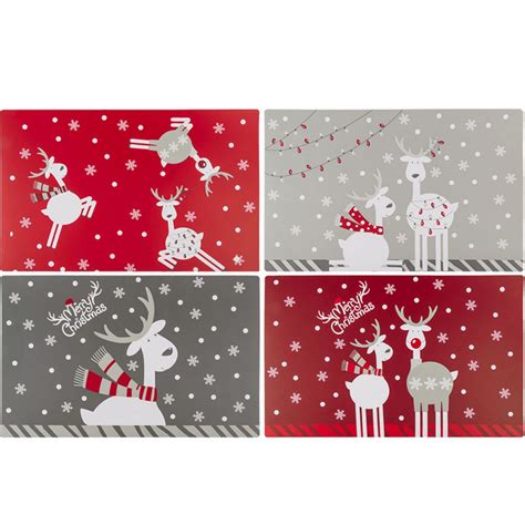 Maybe you would like to learn more about one of these? Grossiste 4 Sets de table spécial Noël Rennes Aléatoire B2B