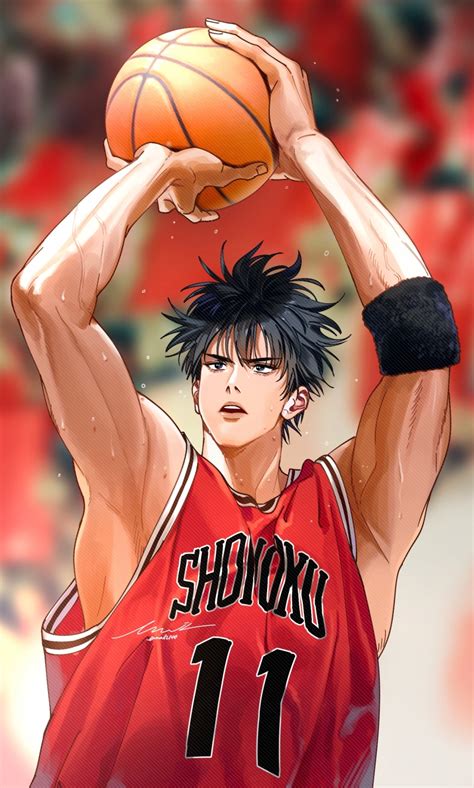 Email2140 Rukawa Kaede Slam Dunk Series Absurdres Commentary Request Highres Korean