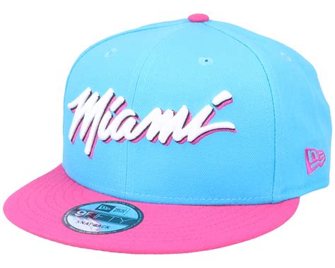 Miami Heat 9fifty Light Bluepink Snapback New Era Keps