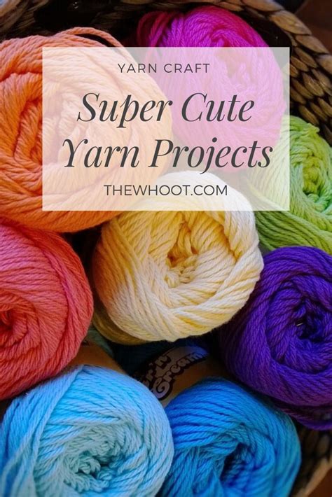 Yarn Crafts For Kids Adults And Seniors The Whoot Yarn Crafts For