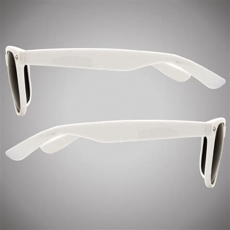 premium white classic retro sunglasses