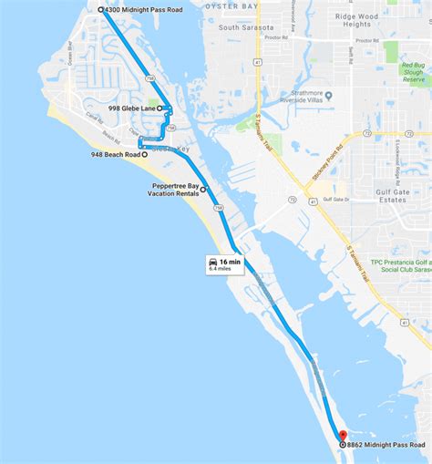 Siesta Key Beach Florida Map Chains Drab