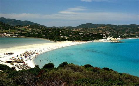 Весенний отдых на пляже на острове Сардиния Италия обои для рабочего стола картинки фото
