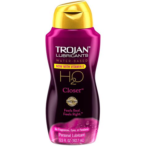 Trojan Lubricant H O Closer Water Based Lubricant Personal Lubricant