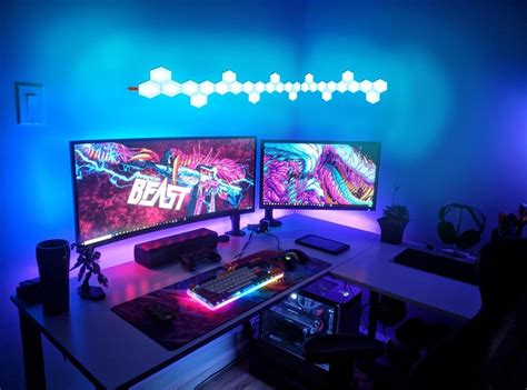 Hexagon Lights For Gaming Room Led Gaming Setup