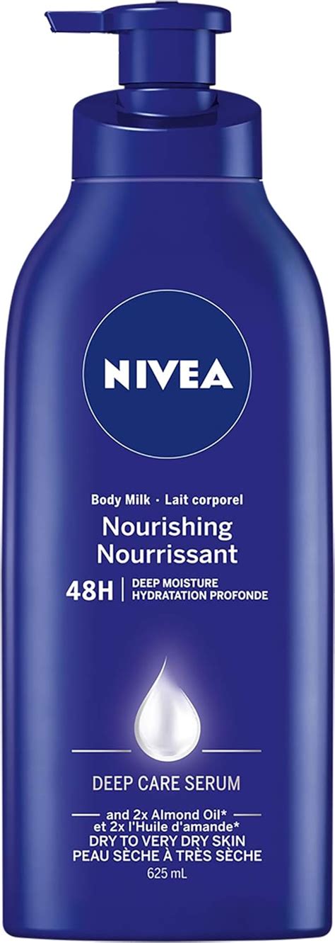 Nivea Nourishing Body Milk 625ml Long Lasting Skin Lotion With Almond