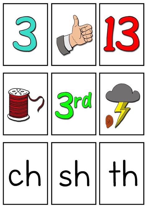 Flashcards With Digraph Th Phonics Phonics Programs Digraph