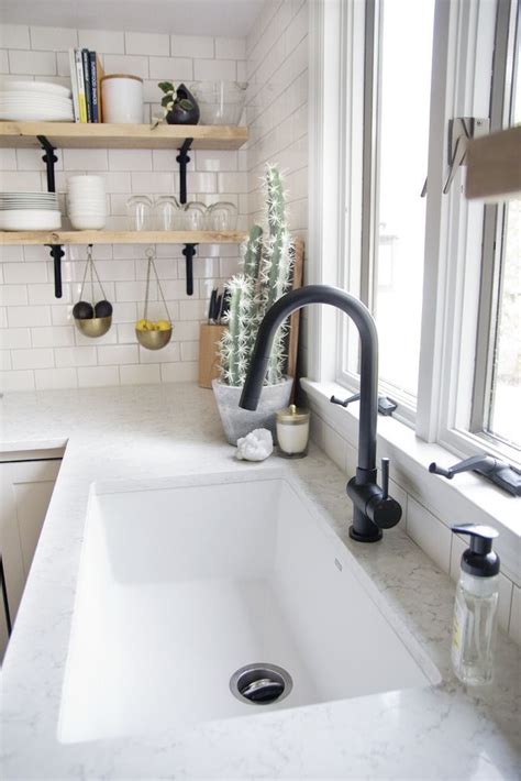 Who knew a wash sink could look so good? The Kitchen Reveal! (via @jenloveskev) I love the planters ...