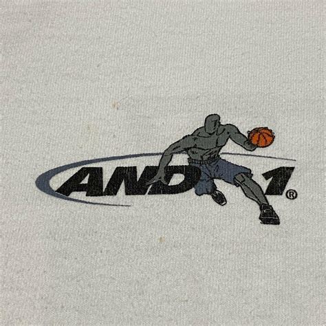 And1 Basketball T Shirt Adult M L White Ball Vintage 90s Usa Funny Dunk