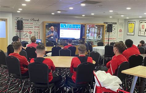Walsall Fc Academy On Twitter Driver Awareness Workshop For Our