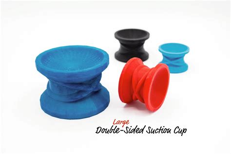 Large Double Sided Suction Cup Platinum Silicone Etsy