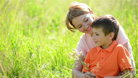 Happy Mother With Young Son Stock Footage Video 100 Royalty Free