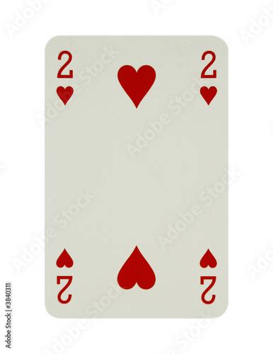 Two Of Hearts Card Stock Photo And Royalty Free Images On