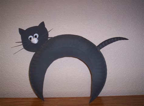 Black Cat Craft For Kids Halloween Activities Preschool Cat Crafts