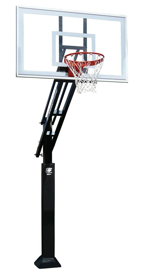 Bison Ultimate Hangtime Adjustable Basketball System With 42 X 72
