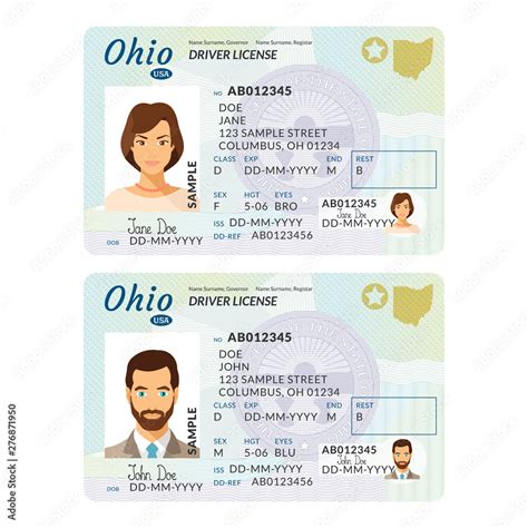 Blank Drivers License Template